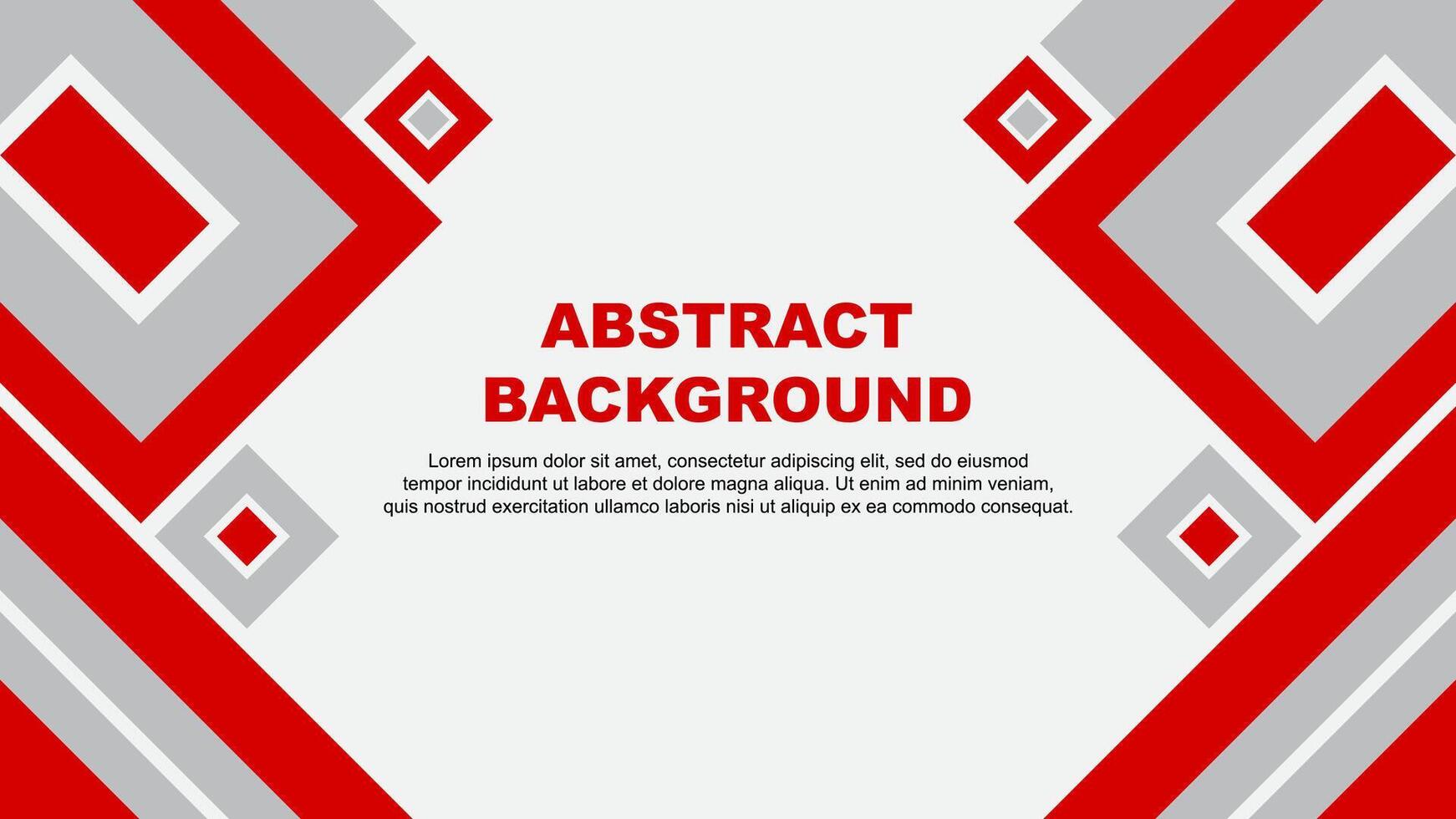 Abstract Background Design Template. Banner Wallpaper Vector Illustration. Red Cartoon