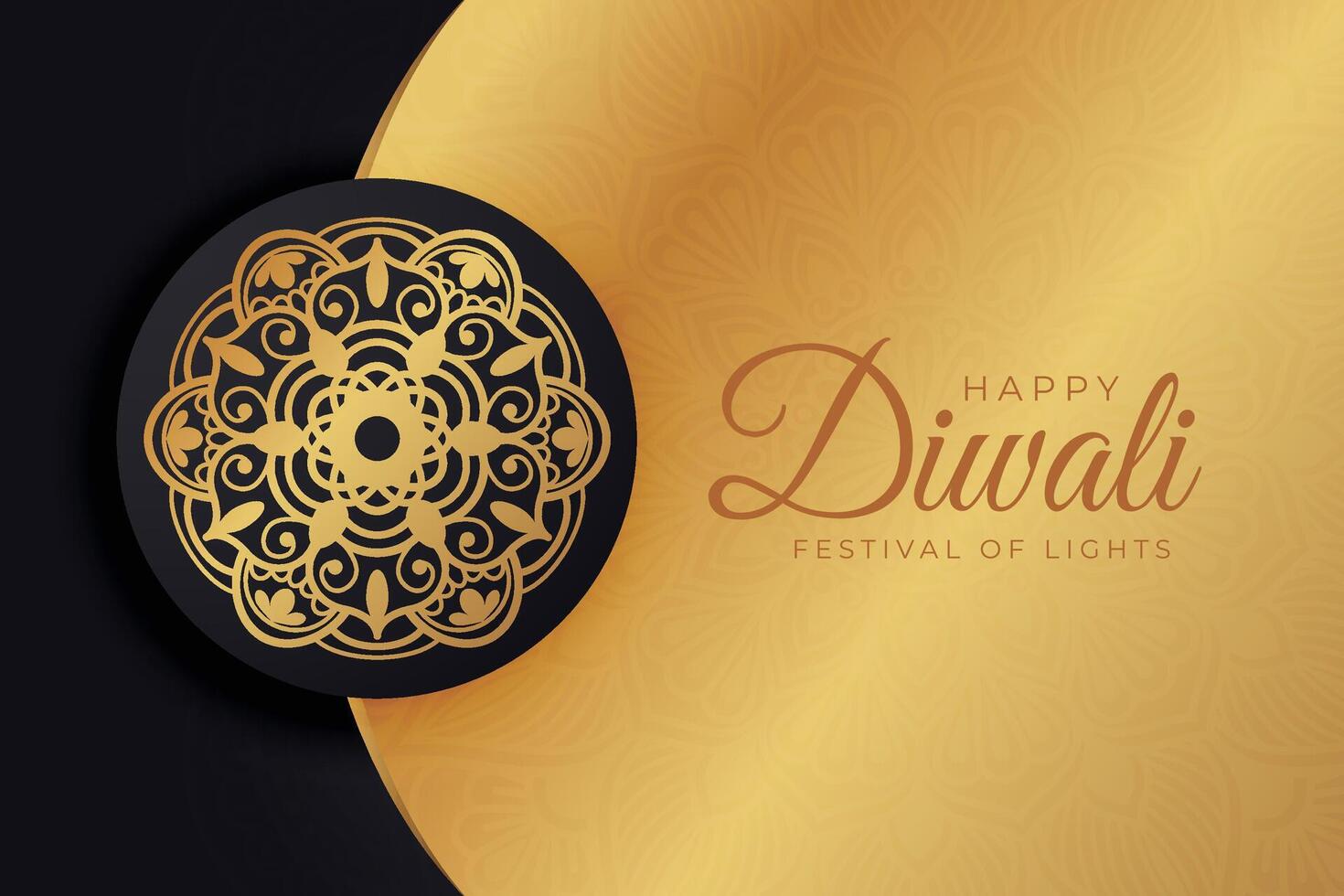 Diwali - Indian festival of lights, design template for postcards, invitations, greeting cards, posters, flyers, background and banner designs. vector