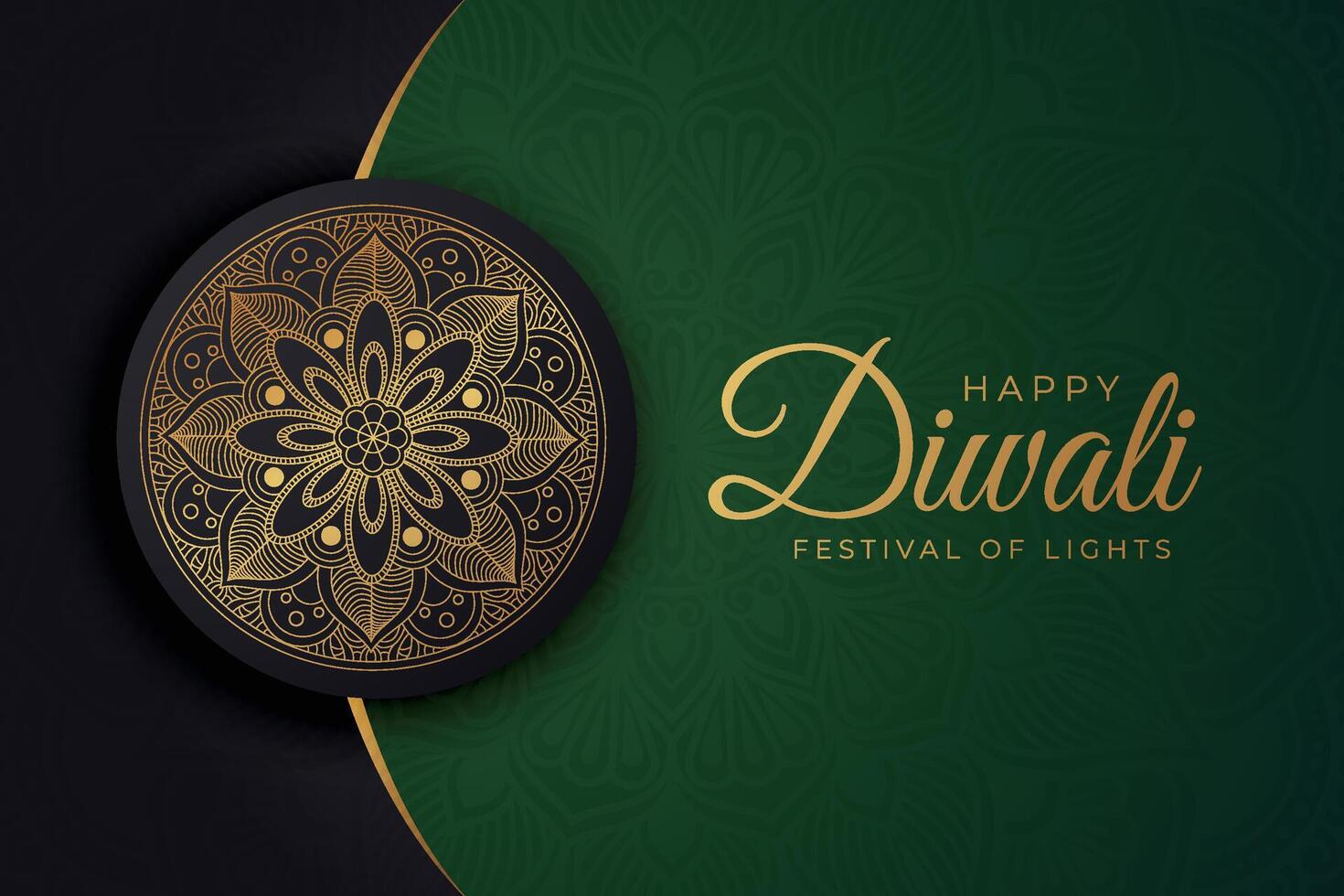 Diwali - Indian festival of lights, design template for postcards, invitations, greeting cards, posters, flyers, background and banner designs. vector