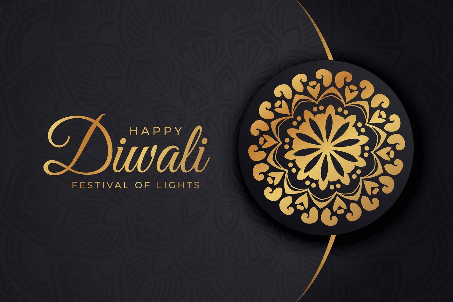 Diwali - Indian festival of lights, design template for postcards, invitations, greeting cards, posters, flyers, background and banner designs. vector