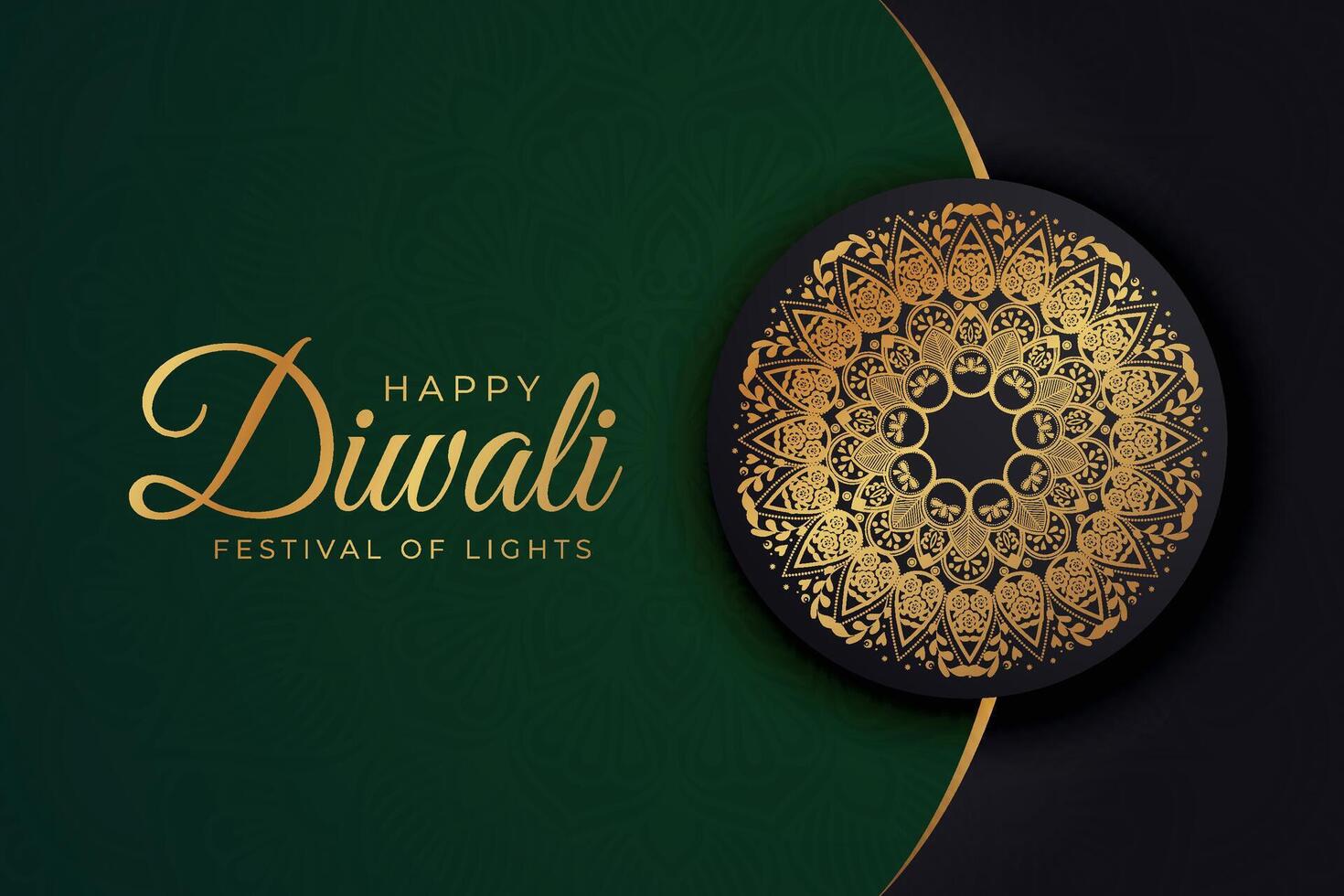 Diwali - Indian festival of lights, design template for postcards, invitations, greeting cards, posters, flyers, background and banner designs. vector