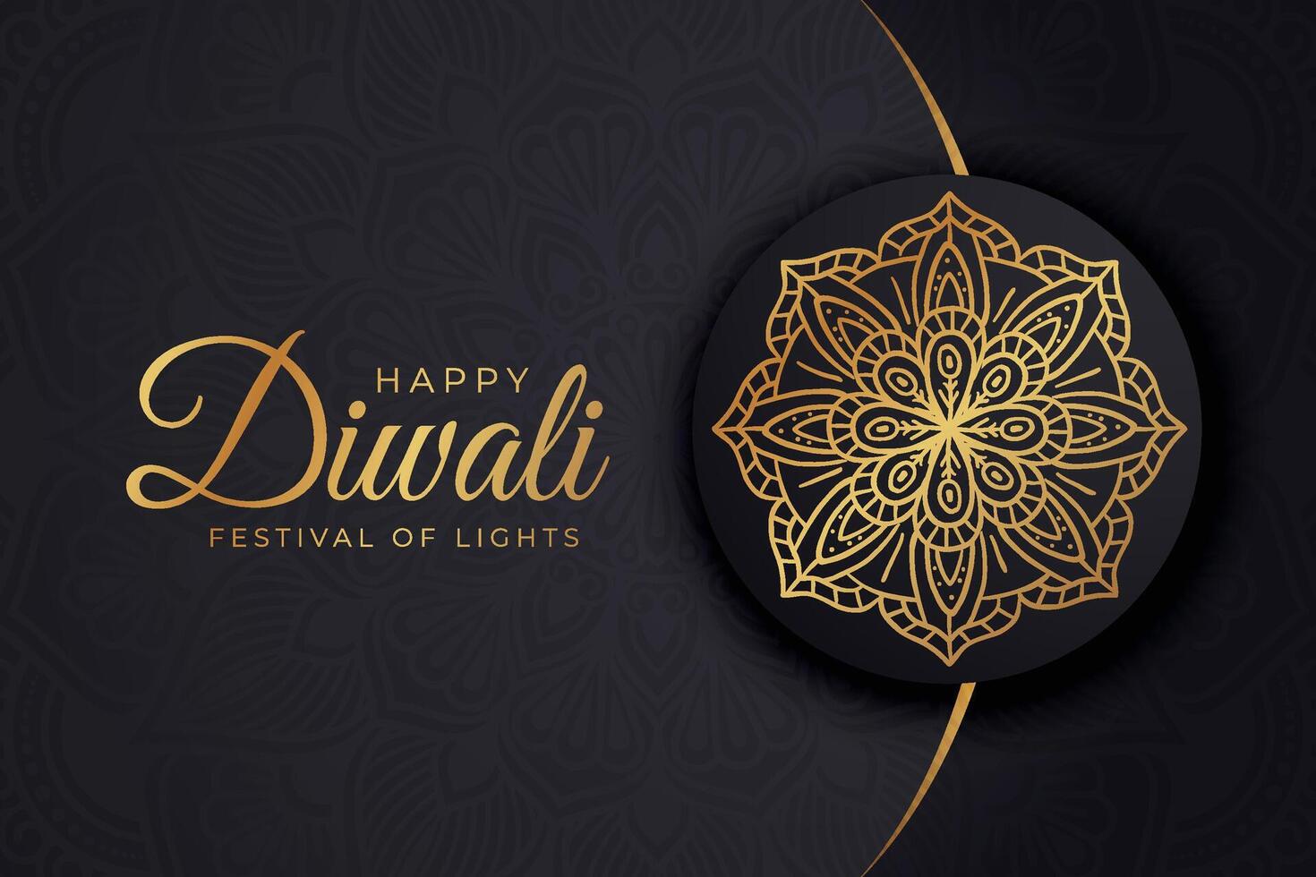 Diwali - Indian festival of lights, design template for postcards, invitations, greeting cards, posters, flyers, background and banner designs. vector