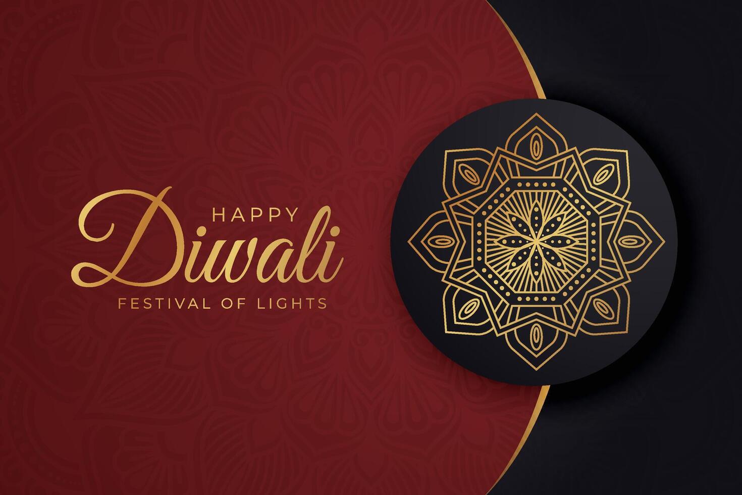 Diwali - Indian festival of lights, design template for postcards, invitations, greeting cards, posters, flyers, background and banner designs. vector