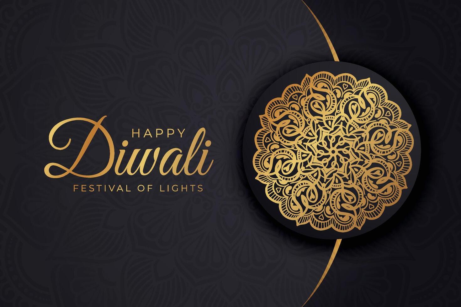 Diwali - Indian festival of lights, design template for postcards, invitations, greeting cards, posters, flyers, background and banner designs. vector