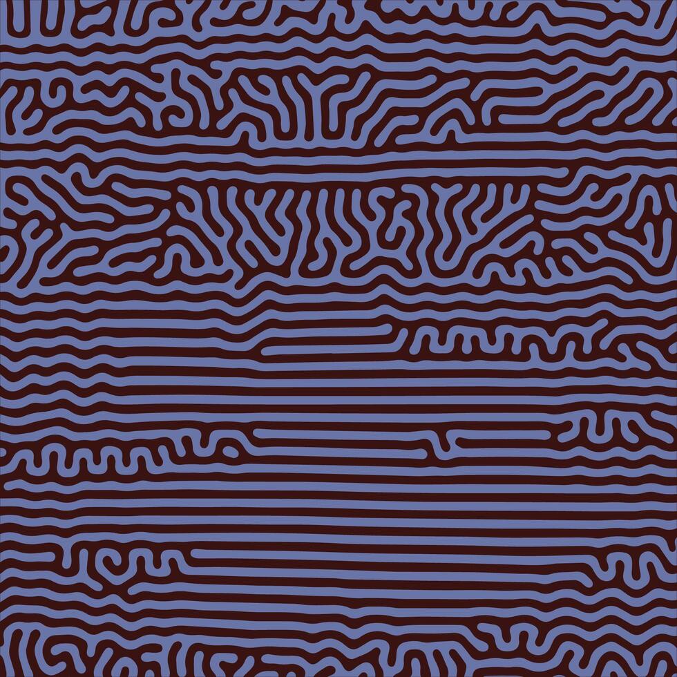 Abstract turing lines organic shape patterns background vector
