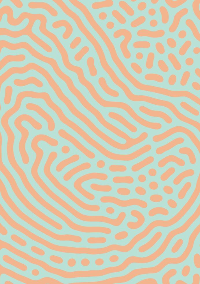 turing pattern structure oraganic lines background vector