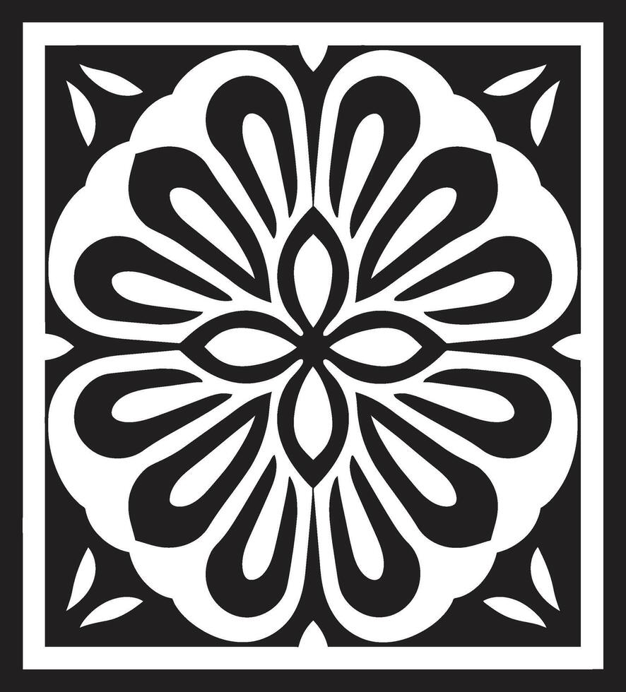 Eternal Glamour Elegant Icon Showcasing Art Deco Frame in Vector Deco Elegance Black Emblem Featuring Art Deco Frame in Vector
