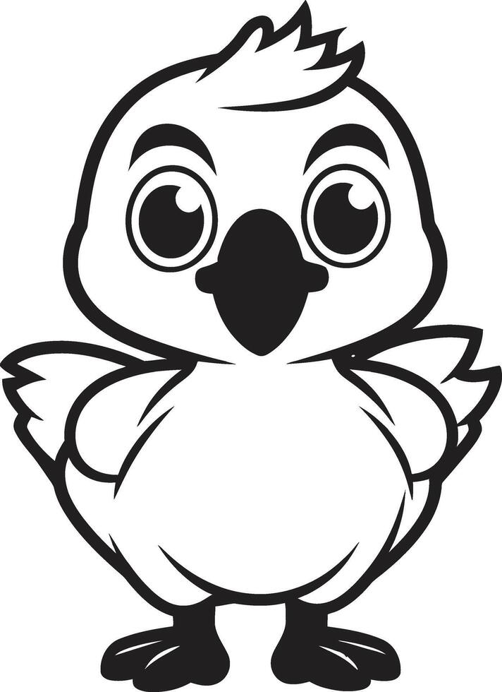 Poultry Prowess Chic Black Icon Featuring Chicken Vector Logo Feathered Majesty Sleek Black Vector Logo Design for Chicken Icon