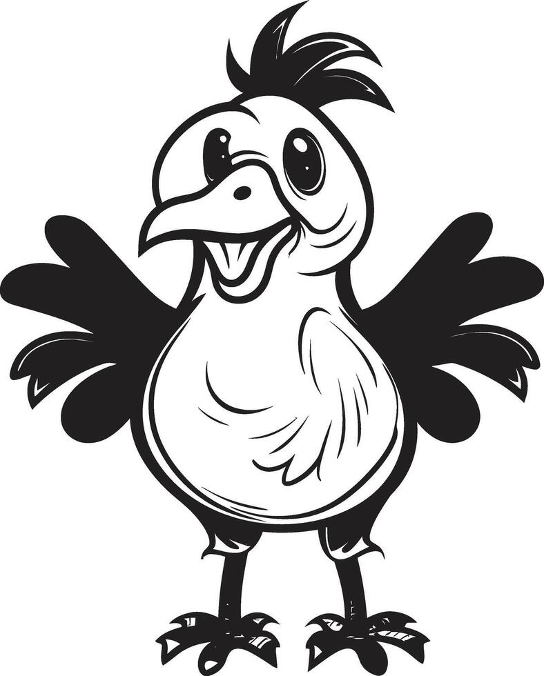 patio Moda pulcro negro icono presentando pollo vector logo huevoquisito elegancia elegante monocromo pollo emblema en negro