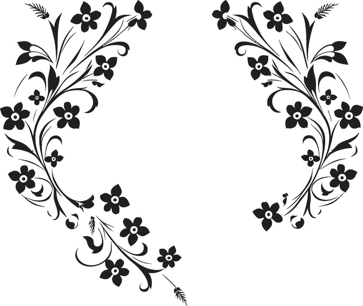 Epoch Elegance Monochrome Logo Design with European Border Timeless Tapestry Chic Vector Icon Featuring Vintage European Border