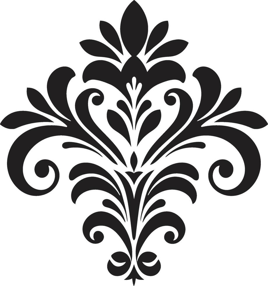 Cultural Classics Chic Vector Logo with Black Vintage European Border Antique Aesthetics Monochrome Emblem Featuring European Border Design