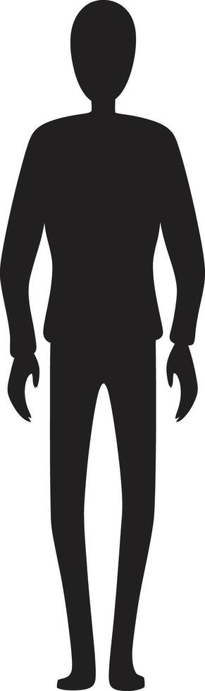 Comic Captivation Monochrome Logo Design Featuring Stickman Scribble Style Sleek Black Icon with Doodle Stickman Charm vector