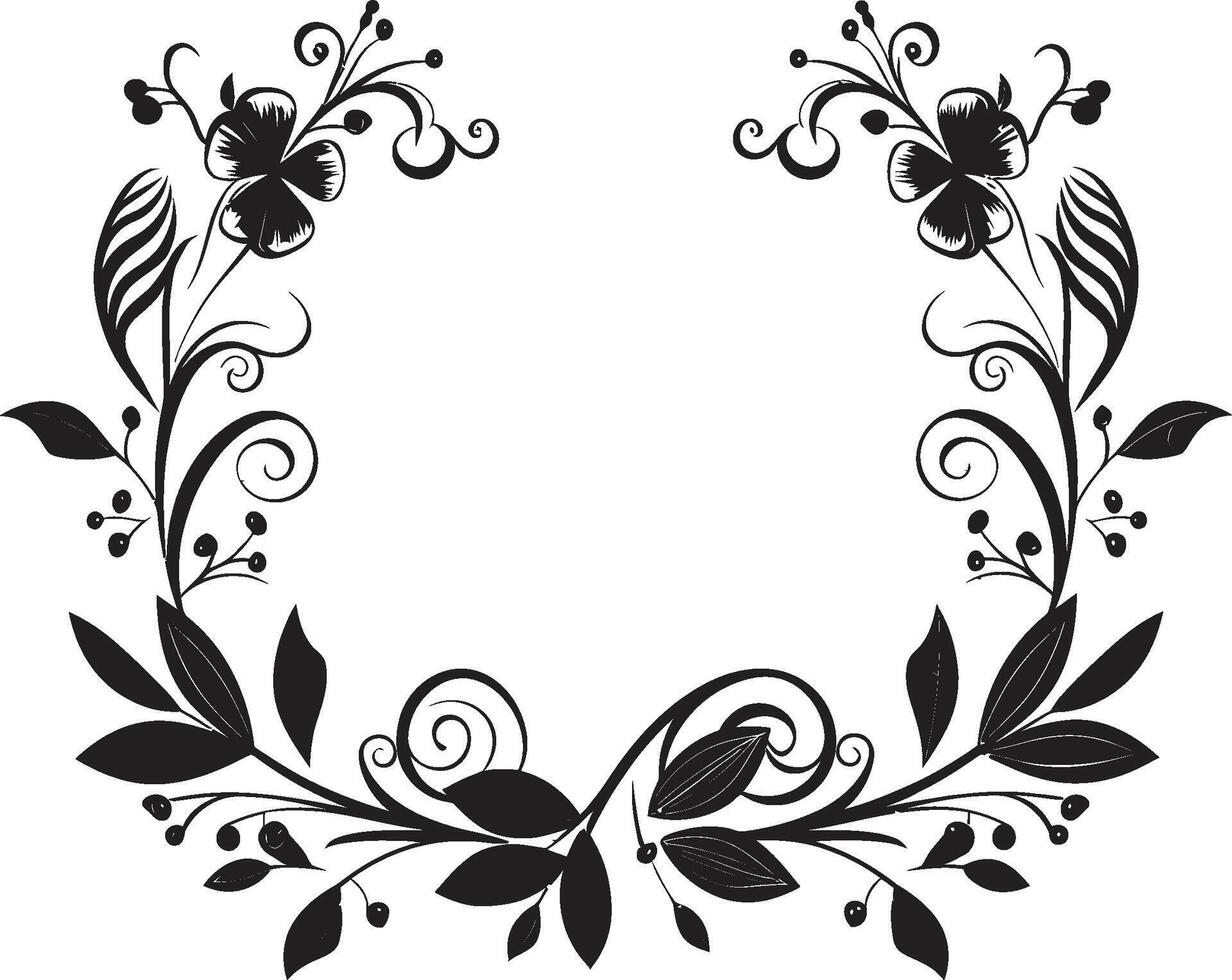 Artistic Adornments Sleek Emblem Highlighting Decorative Doodle Elements Chic Complexity Elegant Vector Logo with Doodle Decorations