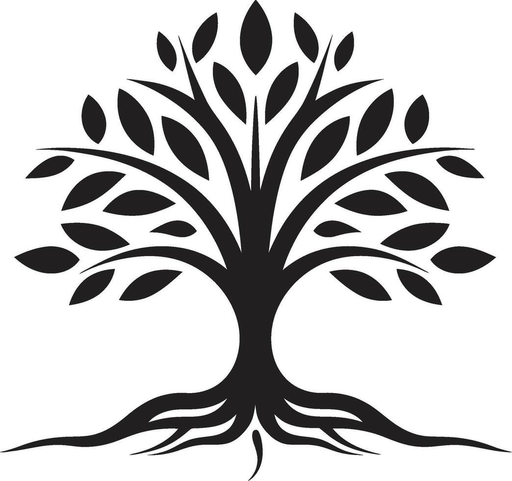 verde legado dinámica vector logo diseño para árbol plantación cenador afecto pulcro negro icono significando árbol plantación