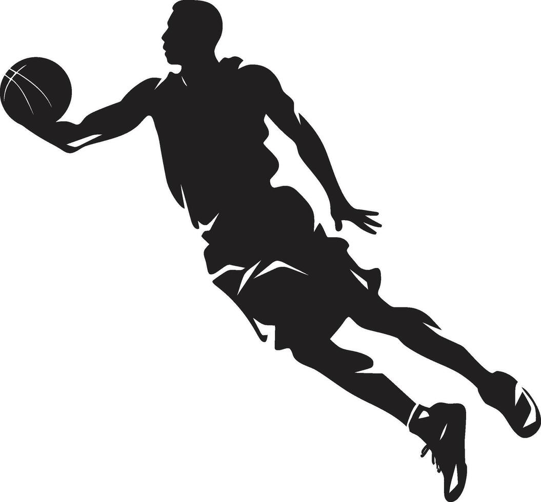 Dunk Deities Vector Design for Basketball Player Icons Skyline Sentinel Dunk Vector Icon for Hoop Guardians