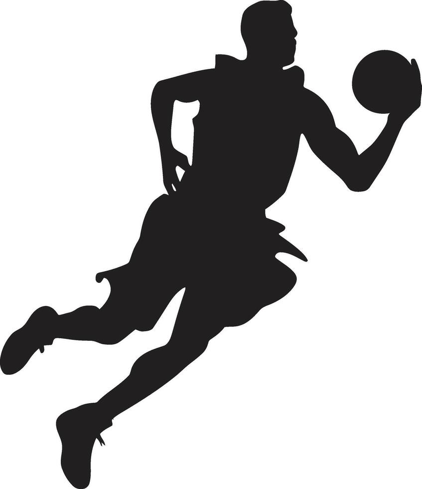 Gravity Gourmet Dunk Vector Logo for Connoisseurs of Slam Rim Ritual Basketball Player Dunk Icon in Vector Ceremony