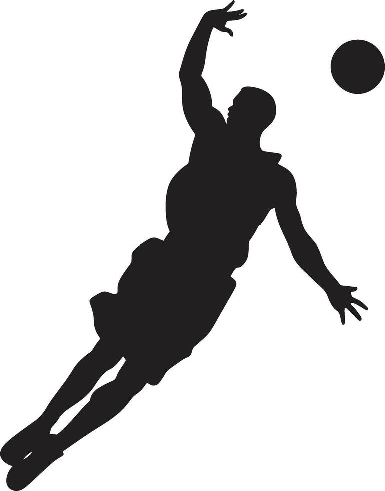 Gravity Glyph Basketball Player Dunk Vector in Vector Symbolism Rim Rituals Dunk Vector Logo for Hoop Traditions