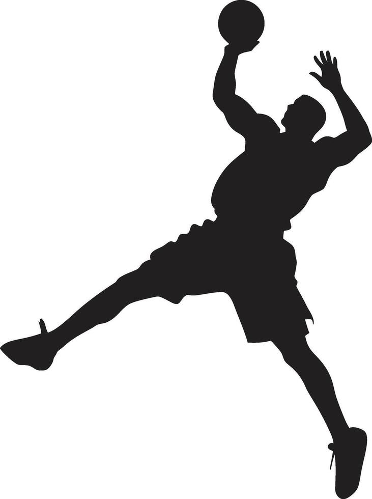 Slam Saga Vector Art for Dunking Legends Dunk Dynasty Diaries Basketball Player Vector Logo Chronicles