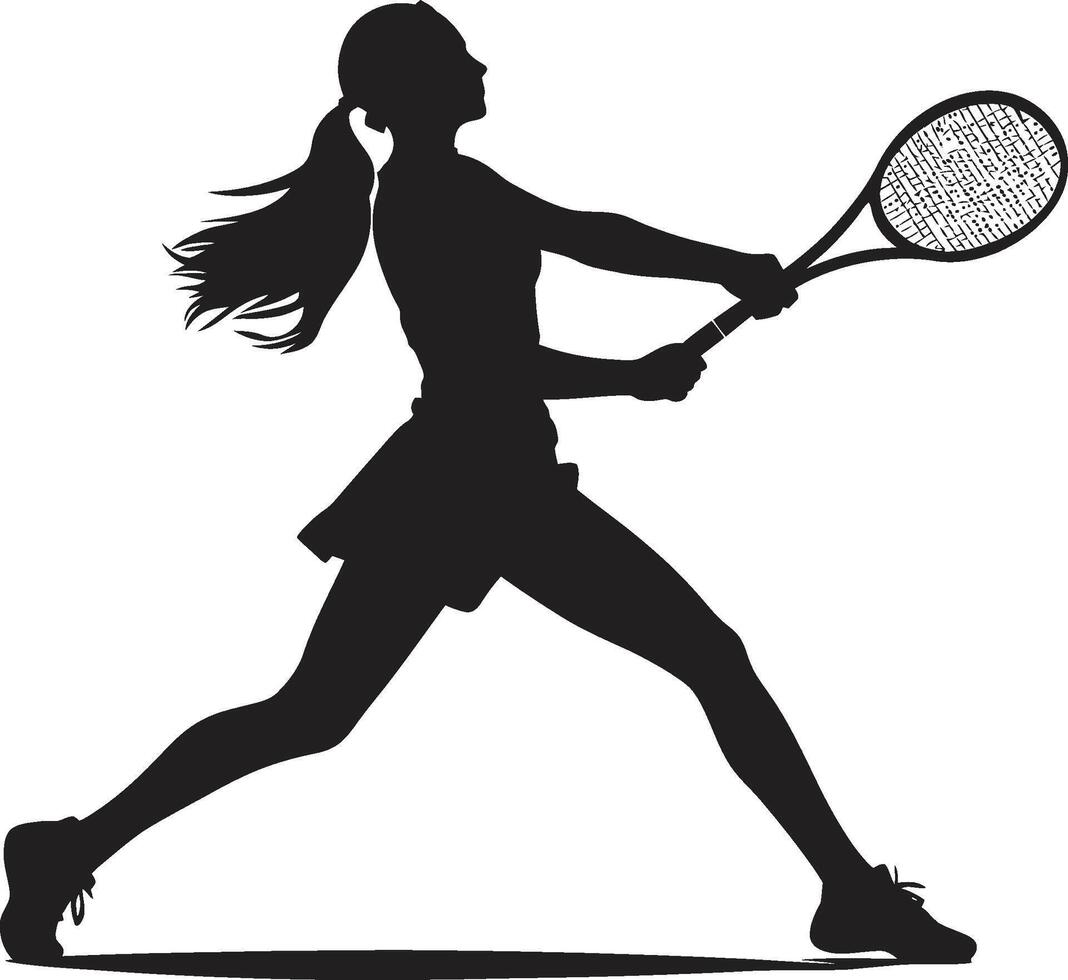 red navegador precisión vector diseño para De las mujeres tenis elegante esencia vector logo para sofisticado tenis jugadores