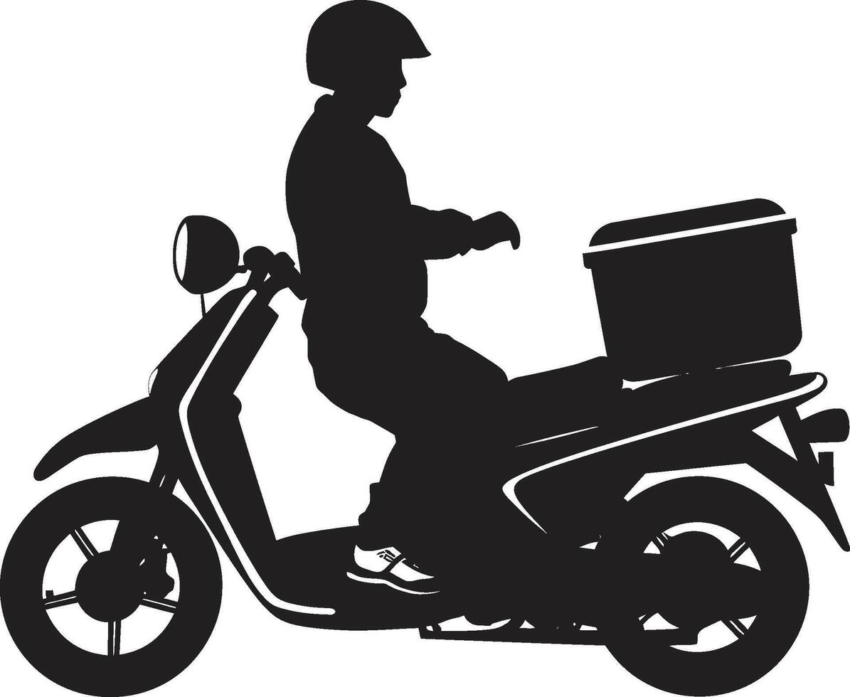 rápido sorbos scooter vector diseño para rápido bebida entregas calle satisfactor scooter scooter icono para sabroso entregas