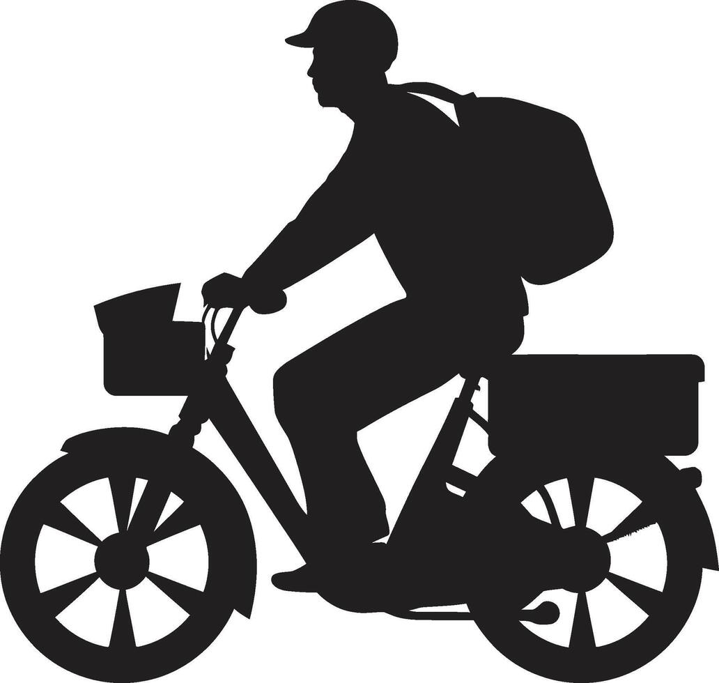 Express Eateries Express Scooter Icon for Quick Food Drop offs Speedy Eats Express Vector Logo for Scooter Food Delivery Icon