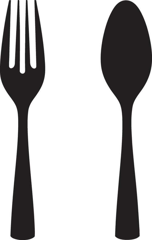 Gourmet Gastronomy Insignia Vector Logo for Culinary Excellence Elegant Dining Emblem Fork and Knife Vector Icon in Stylish Design