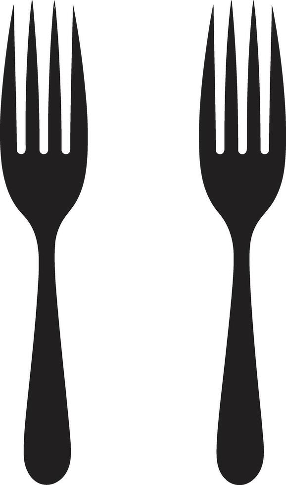 culinario arte cresta vector diseño para sofisticado culinario representación gastrónomo comida insignias tenedor y cuchillo icono en vector arte