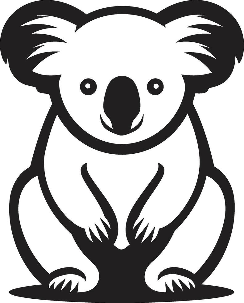 Tree Top Treasure Crest Vector Design for Koala Conservation Arboreal Ambassador Badge Koala Vector Logo for Nature Harmony