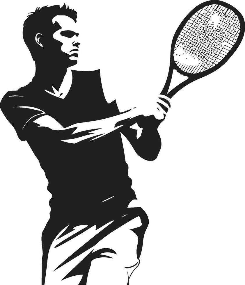 Dynamic Drive Insignia Vector Design for Tennis Enthusiast Icon Victory Vortex Badge Tennis Player Vector Logo for Winning Vibe