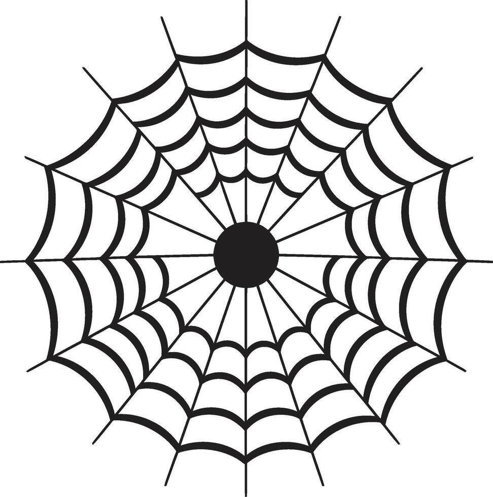 Spinneret Spectacle Insignia Artistic Spider and Web Design for Dynamic Impact Webbed Elegance Crest Stylish Spider Logo with Intricate Web vector