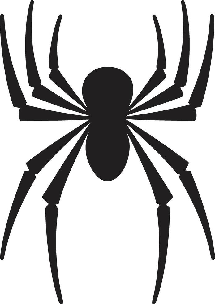 pegajoso situación cresta enredado araña web logo con arácnido girar obra maestra Insignia ingenioso araña y web diseño para impactante marca vector