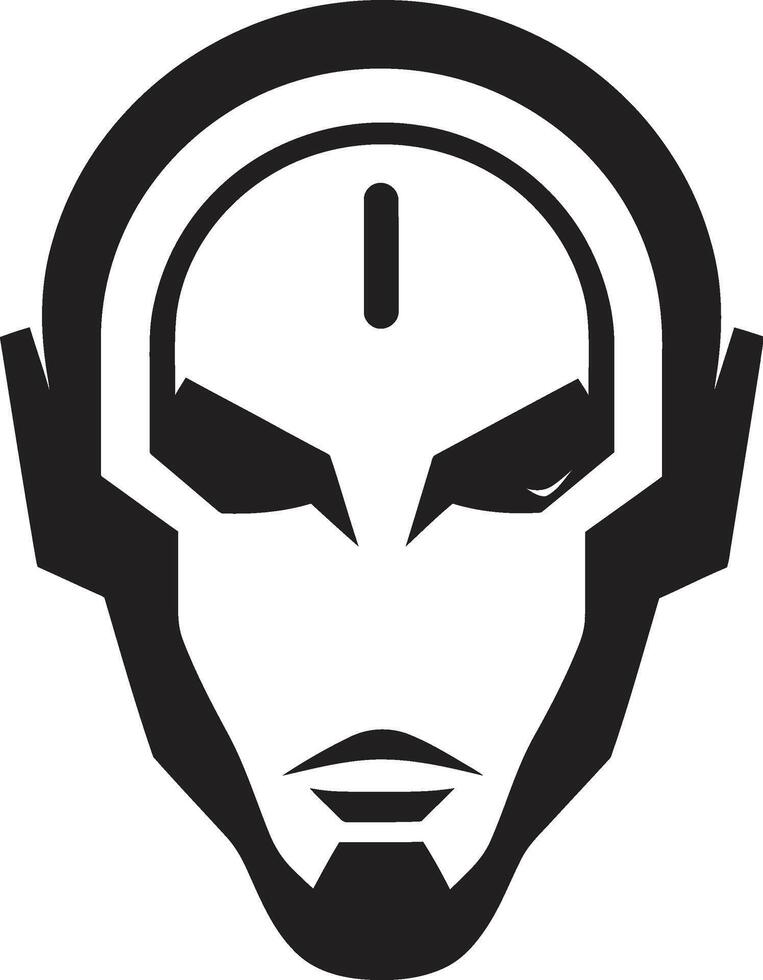 Chat Companion Crest Cute Robot Chatbot Design for Friendly Conversations Digi Buddy Badge Tiny Robot Vector Icon for Digital Connections