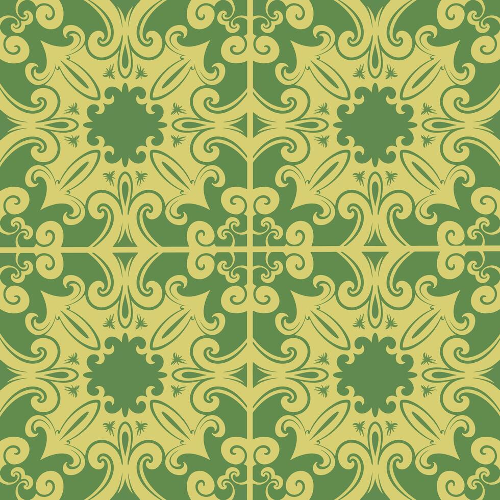 background vintage mandala ornament  tiles ceramic, Geometric retro mosaic pattern vector