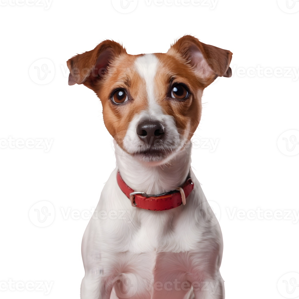 AI generated Transparent background with jack russell terrier isolated png