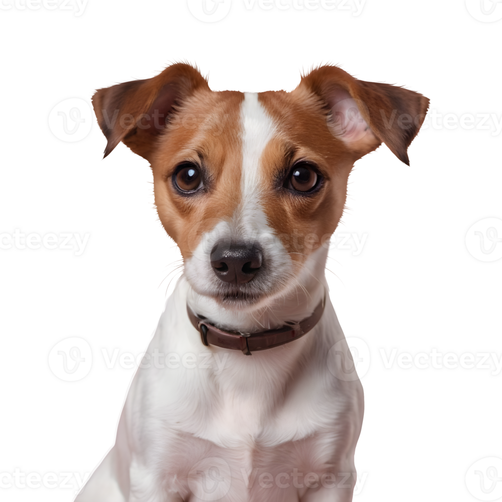 AI generated Transparent background with jack russell terrier isolated png