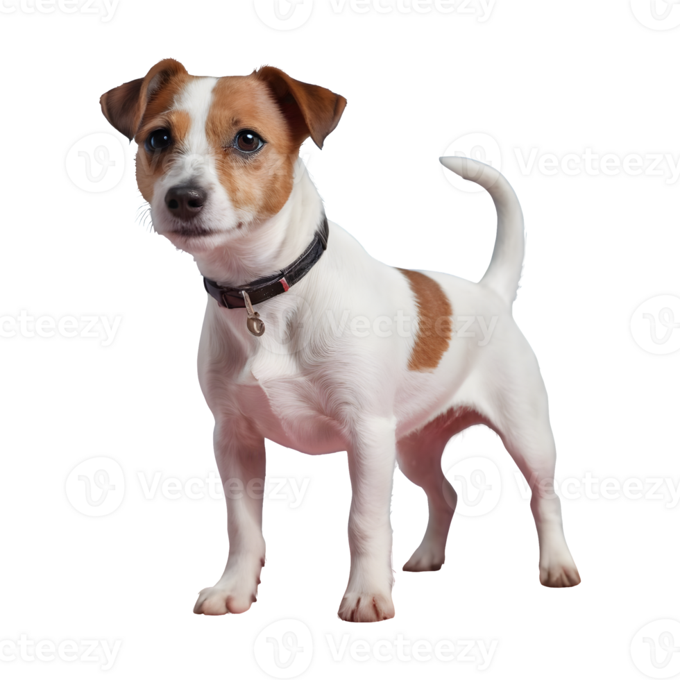 AI generated Transparent background with jack russell terrier isolated png