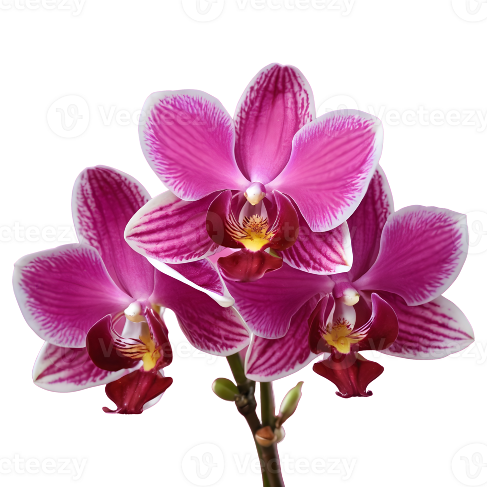 AI generated Gorgeous orchid tree isolated png