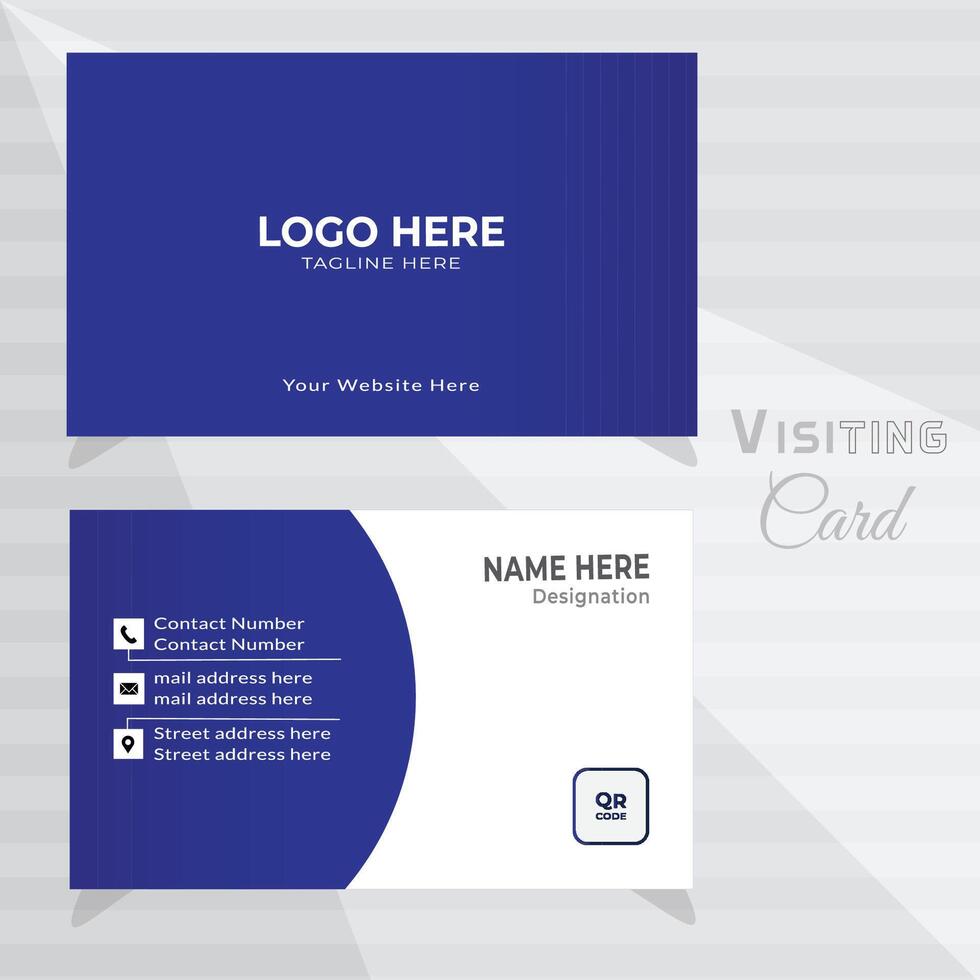 Creative Business card design vector