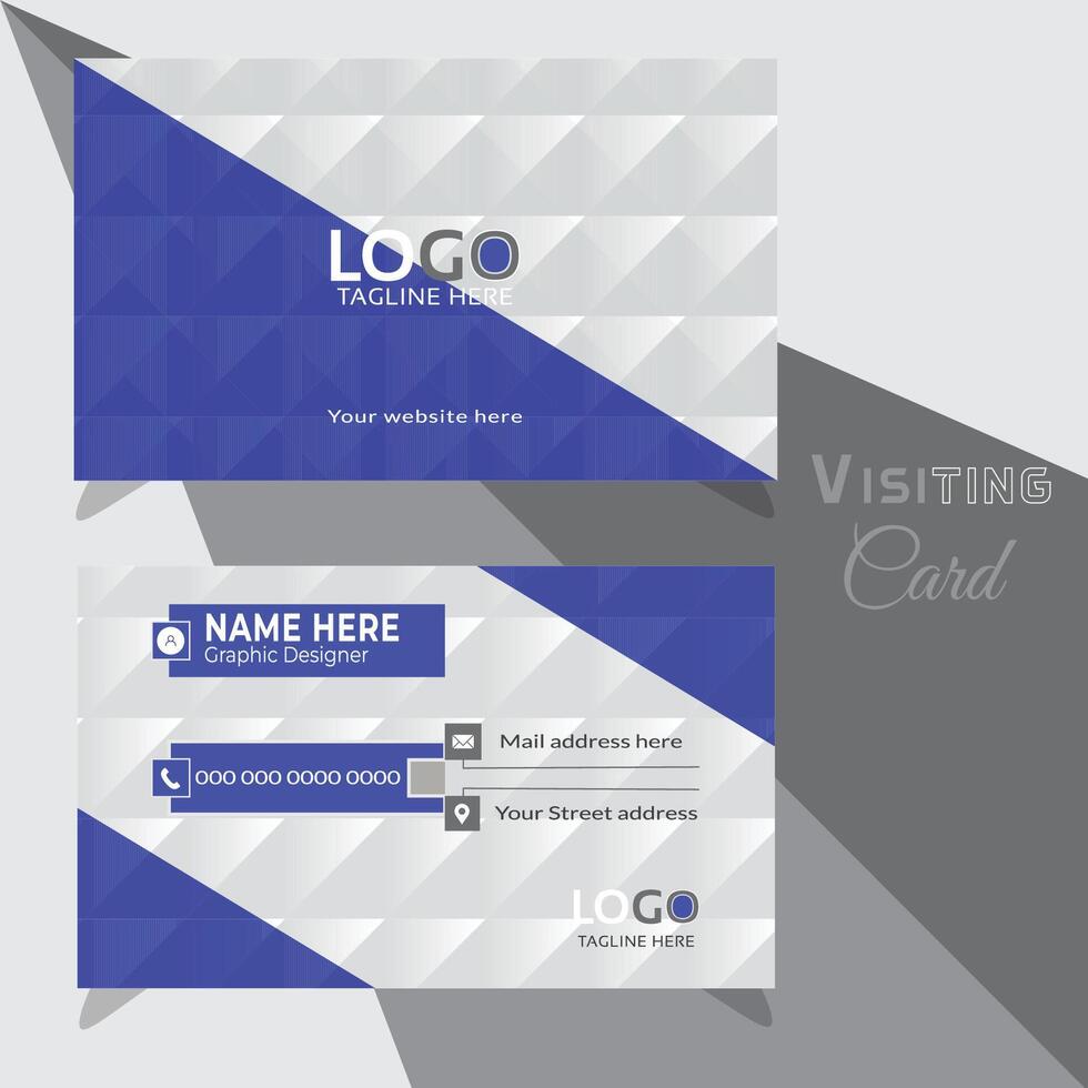 Luxury business card design, Visiting card template, Vector illustration design Template.