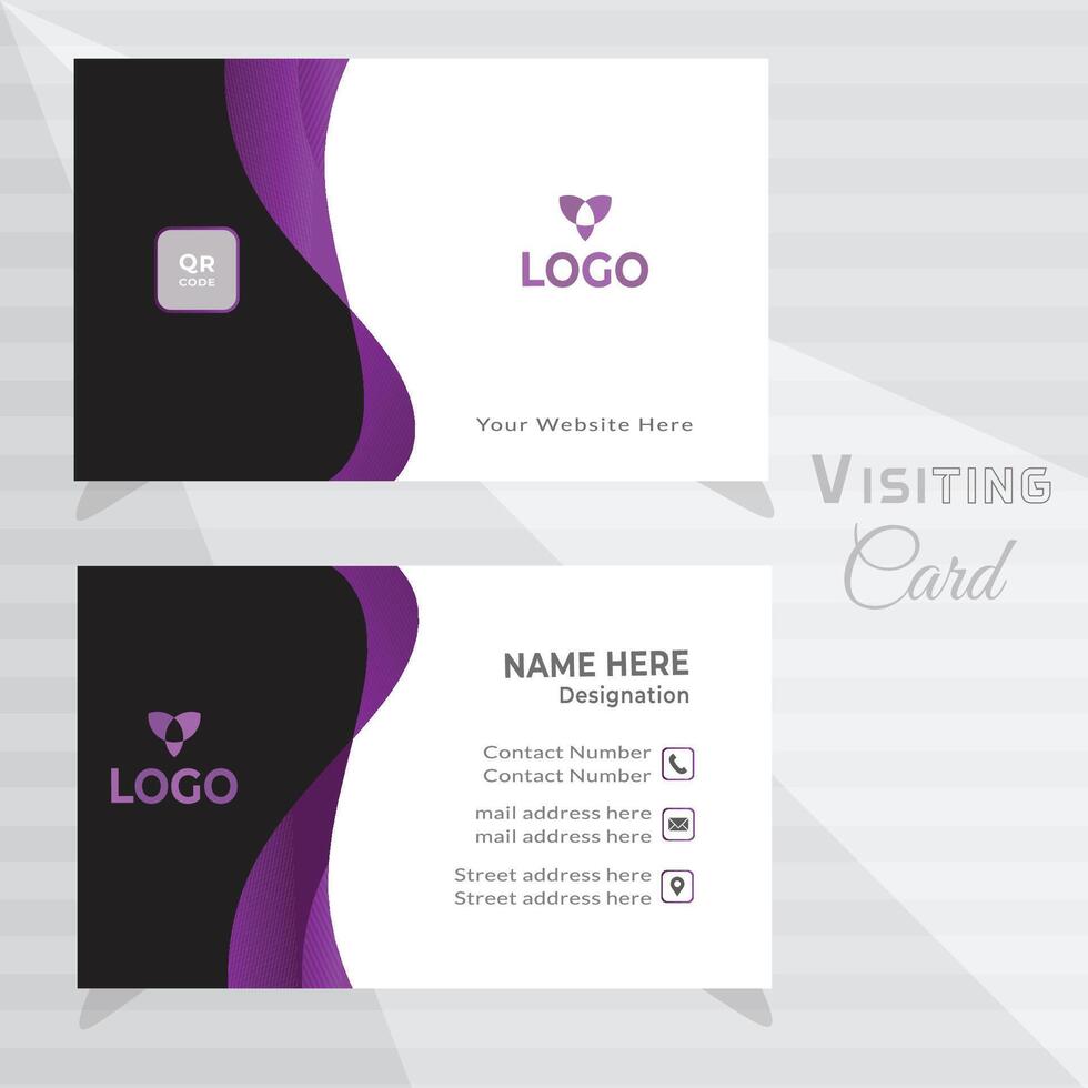 Creative and modern business card template, Vector Design Template.