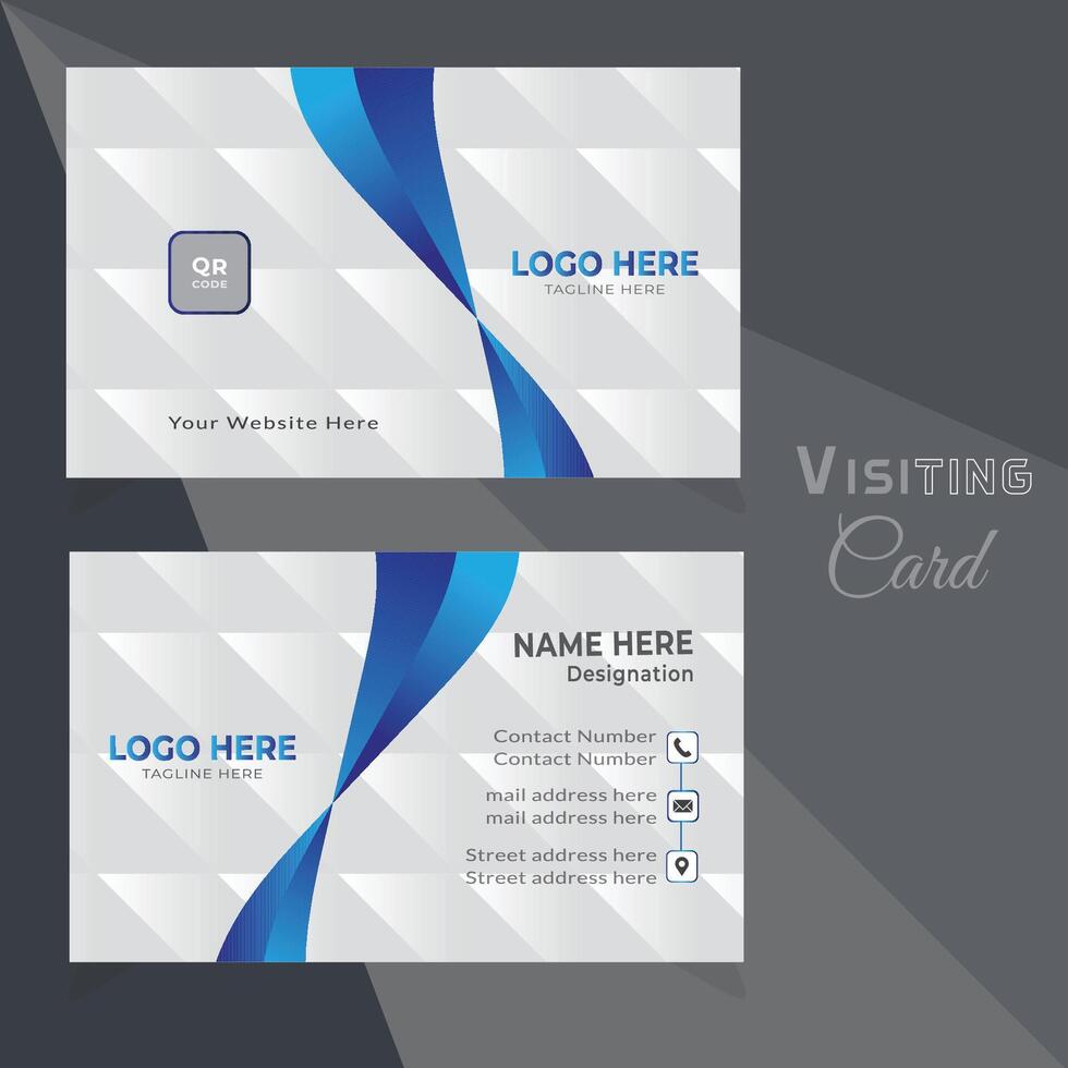 Modern Card Design Template, Vector Design.