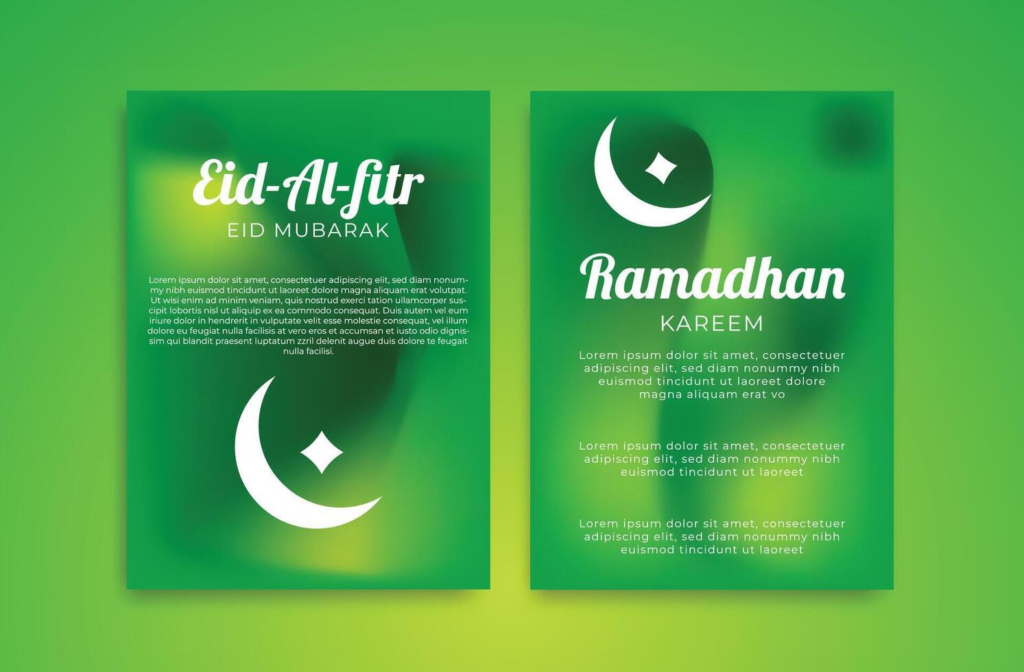 ramadhan greeting card design vector