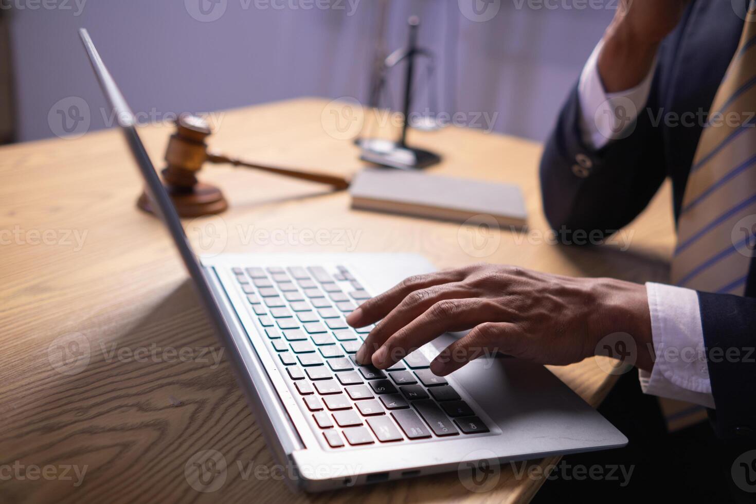 Lawyers are providing legal advice to those seeking legal assistance to understand the rules correctly to prevent unintentional wrongdoing. Concept for seeking legal advice from a team of lawyers photo