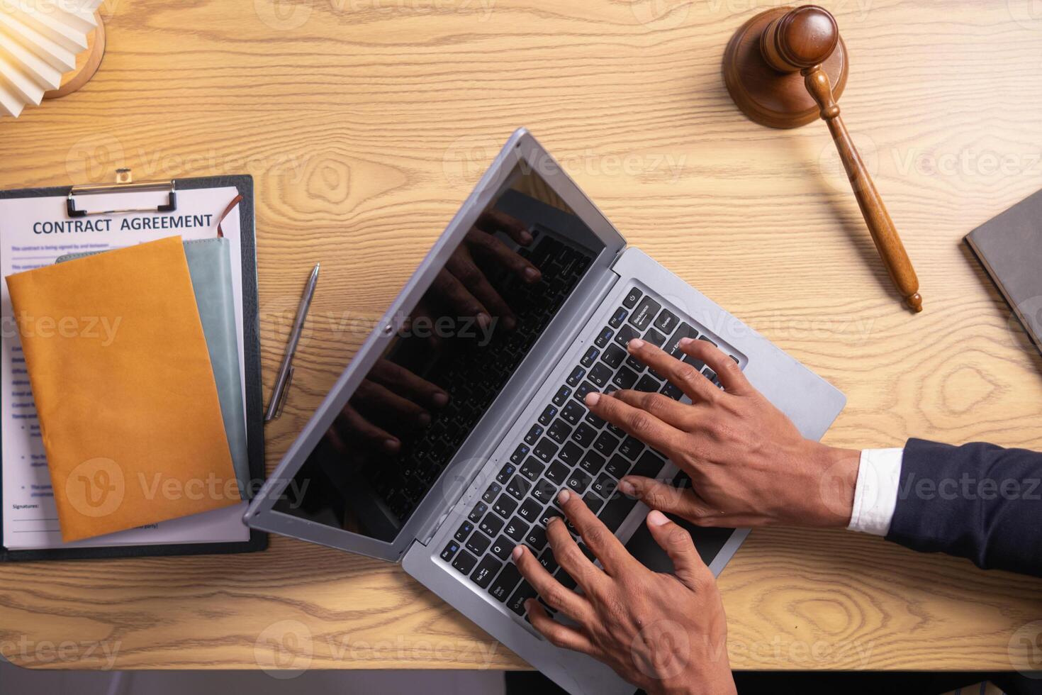 Lawyers are providing legal advice to those seeking legal assistance to understand the rules correctly to prevent unintentional wrongdoing. Concept for seeking legal advice from a team of lawyers photo