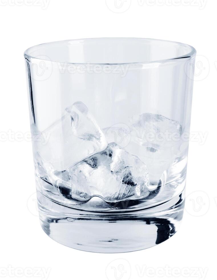 Glass with ice photo