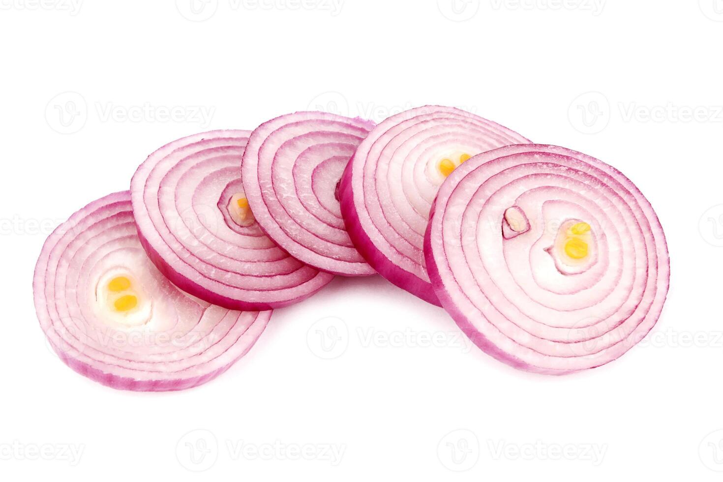 red onion on white photo