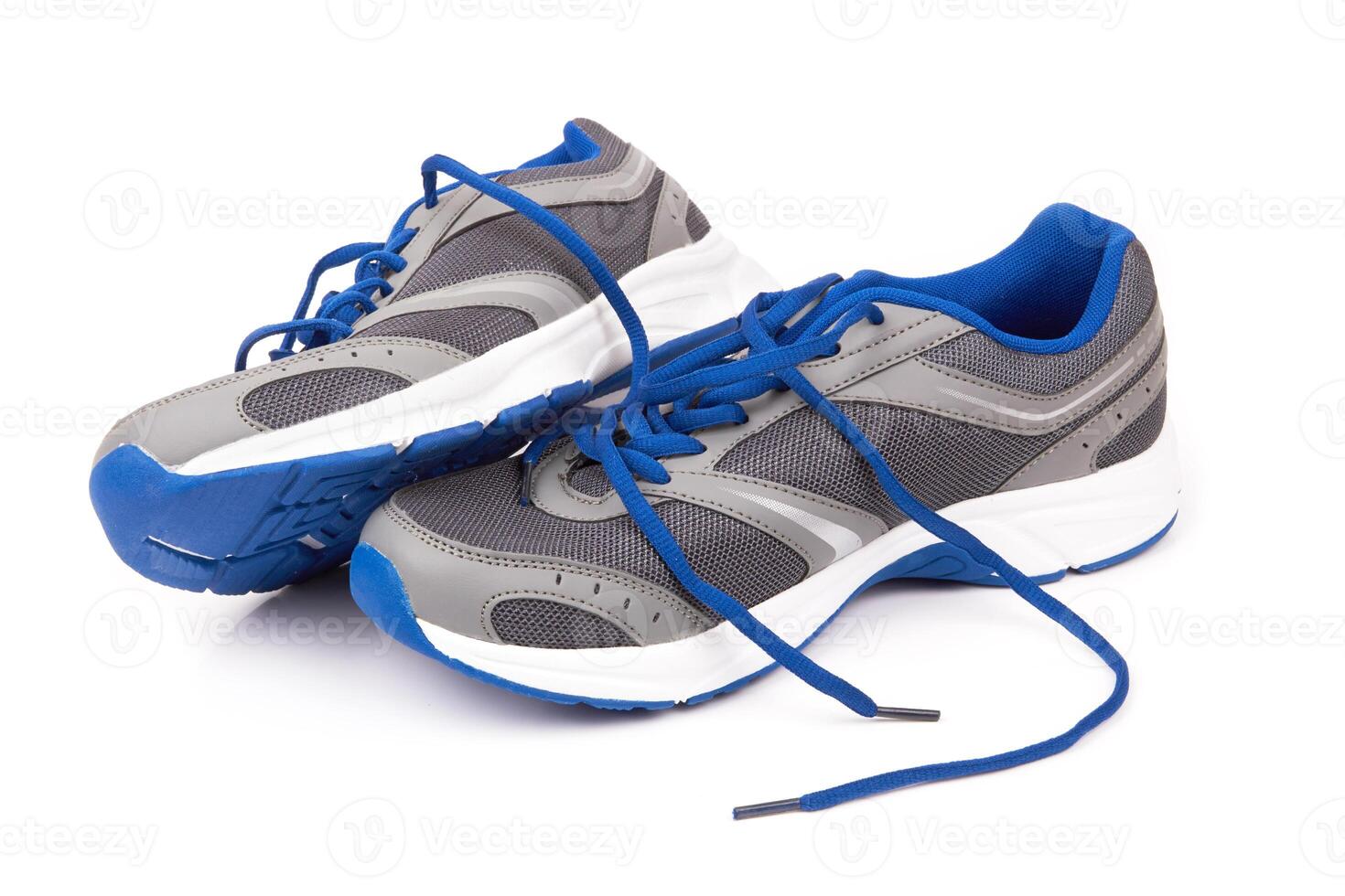 running shoes on white photo