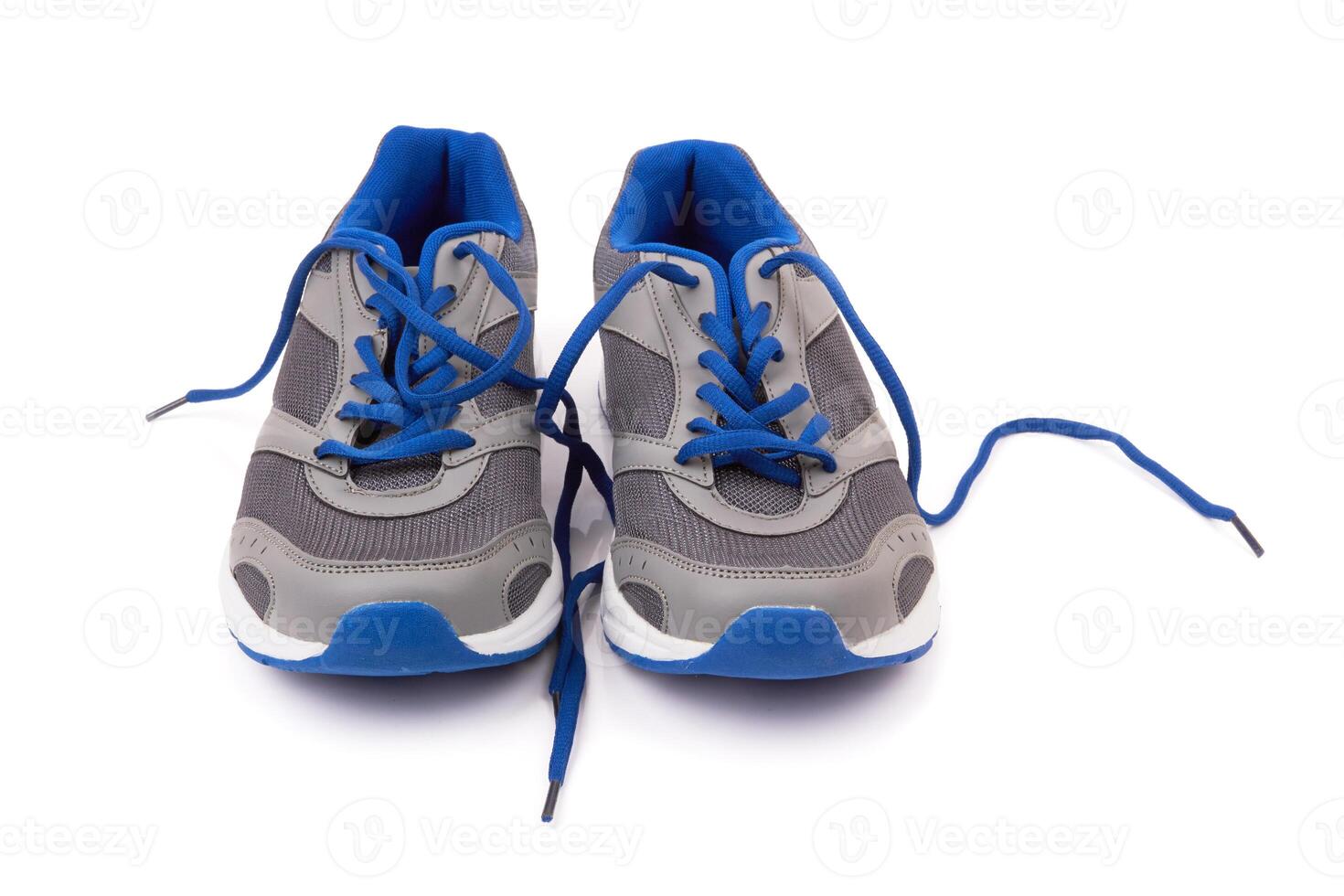 running shoes on white photo