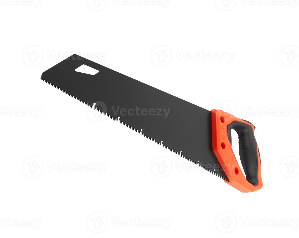 Hacksaw hand saw for sawing wood photo