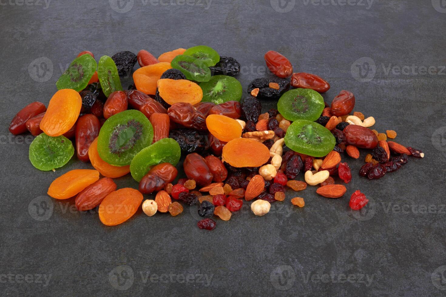 Dry fruits on stote photo